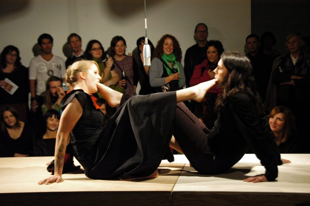 Stacey Sproule & Randy Gagne, How deep is your love? 7a*11d 2008 PHOTO Henry Chan