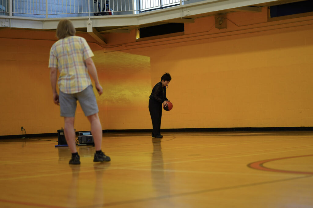 Sakiko Yamaoka performs Body Maintenance as part of KinesTHESES, 2019
