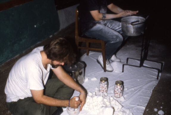 Joseph Connelly & Jason Lee performing Pound and Scrub at Symptom Hall
