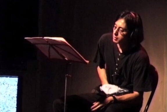 Yuji Sone performs The Voice of the Masked Other, 7a*11d 1997