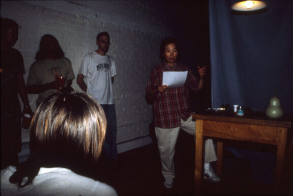 May Chan performing Hong Kong & Me at 87 Wade Ave