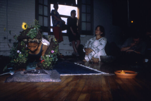 Anne-Marie Hood & Michelle Bakic performing …Of Necessity at 87 Wade Ave