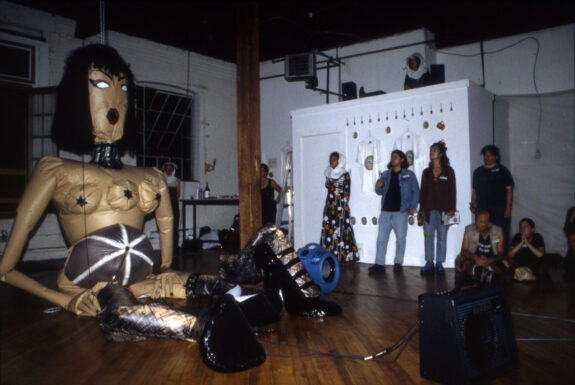 Terril-Lee Calder performing The Suckling at 87 Wade Ave