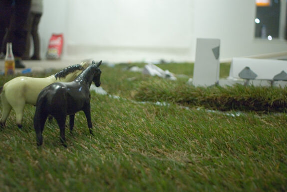 installation shot from Glyn Davies-Marshall's Somewhere Between Wakefield and Wichita