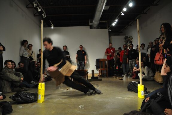 Maurice Blok performing ‘untitled’ at XPACE.