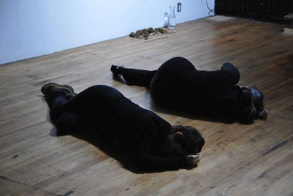 claude wittmann & Sylvie Tourangeau performing ‘untitled’ at XPACE.