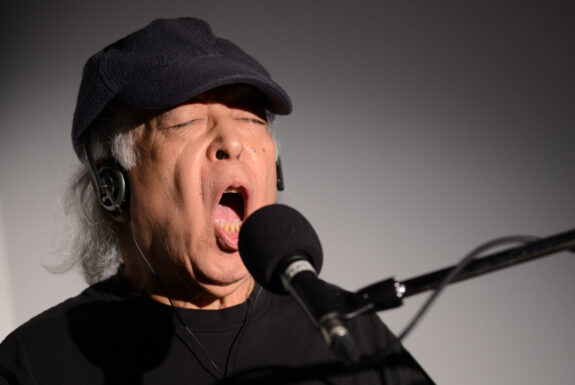 Nobuo Kubota performing at Mercer Union