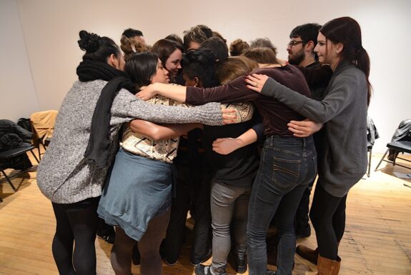 Sylvie Cotton performing at Toronto Free Gallery