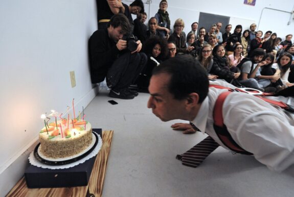 Eduardo Oramas performing at Artscape Youngplace