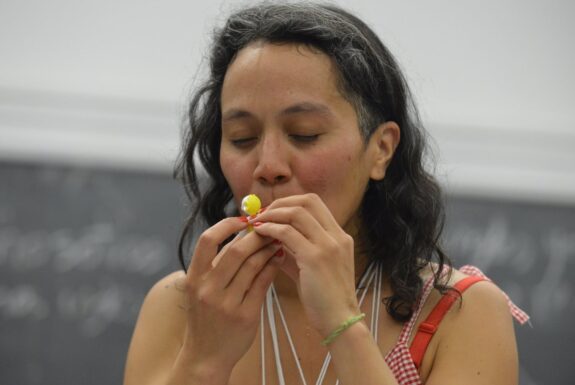 Aidana María Rico Chávez performing at Artscape Youngplace