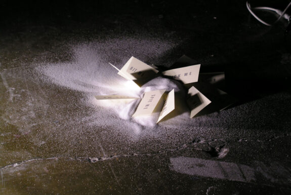 Alexander Del Re performing From Otherness at XPACE
