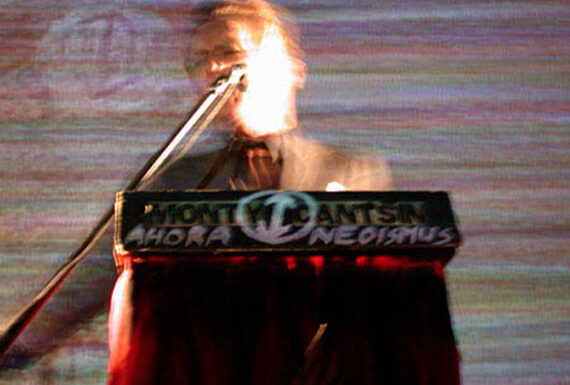 Istvan Kantor Monty Cantsin? Amen! performing An Unseen Selection from the Days of Song and Sex at Latvian House