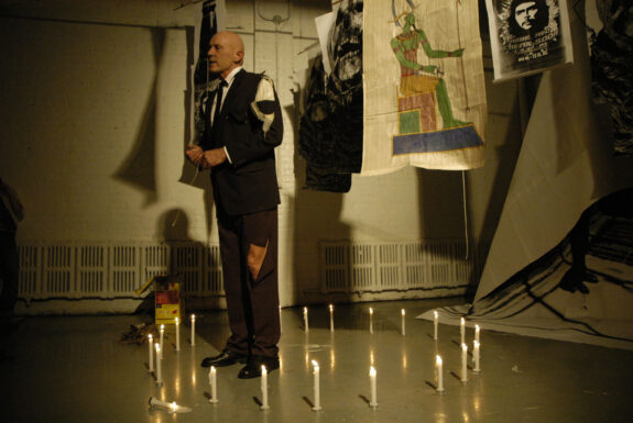 Oraf Orafsson performing Soapbox at XPACE