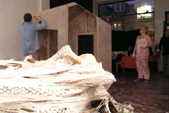 Tamara Paris + Matt Fontaine performing The Art of Sexual Home Improvement at XPACE