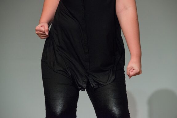 Brianna MacLellan performing Abandon the chicken but continue to dance at Geary Lane