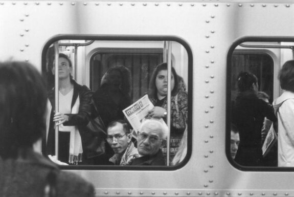 audience reaction to Christine Carson's Numb Hum: A Subterranean Metropolitan Opera at Osgoode subway station