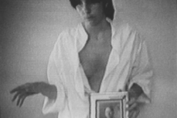 Lisa Steele, The Ballad of Dan Peoples 1976 video still