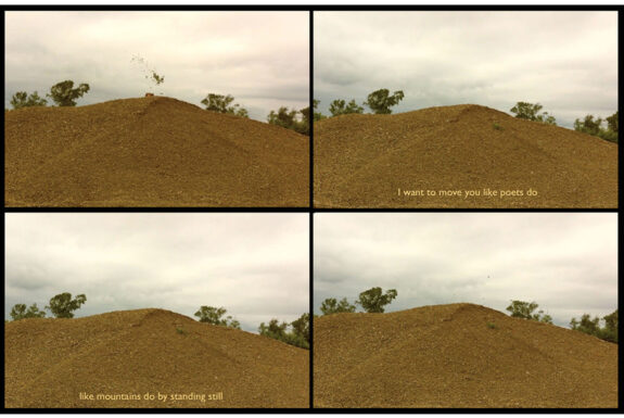 Maryse Arseneault, Movement in Still Places, video stills from performance/video poem