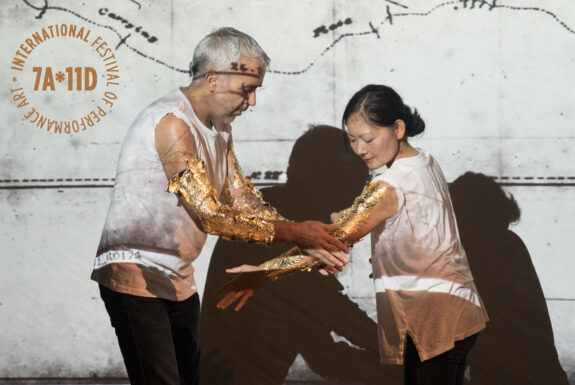Ayumi Goto & Peter Morin performing Roaming at the Theatre Centre