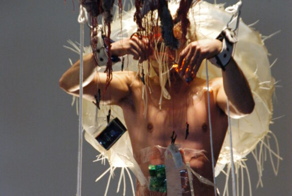 Martin Renteria performing Farewell at XPACE Cultural Space