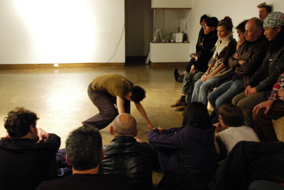Pia Lindy performing Raaka – RAW at XPACE Cultural Centre