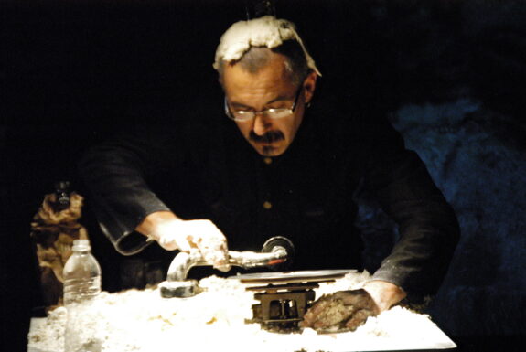 József R. Juhász performing A Possible Past Saturday at XPACE Cultural Centre