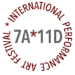 Logo: 7A*11D International Performance Art Festival