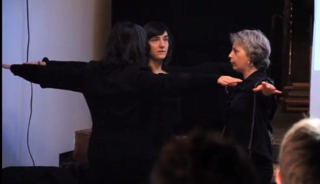 Sylvie Tourangeau, Victoria Stanton and Anne Bérubé present "The Performative?" at Toronto Free Gallery.